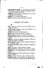 Front cover of Bulletin de la Société d'etudes scientifiques d'Angers by Société d'études scientifiques d'Angers
