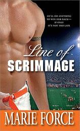 Front cover of Line of scrimmage by Marie Sullivan Force