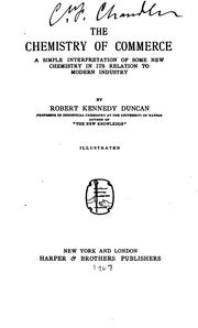Front cover of The chemistry of commerce by Duncan, Robert Kennedy