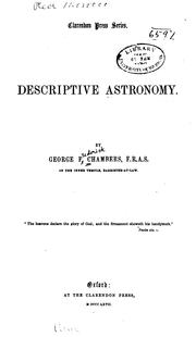Cover of Descriptive astronomy by George Frederick Chambers
