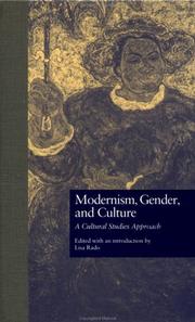 Front cover of Modernism, Gender, and Culture by Lisa Rado