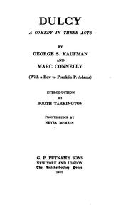 Cover of Dulcy by George S. Kaufman
