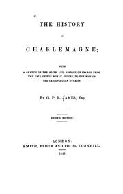 Front cover of The history of Charlemagne by G. P. R. James