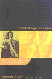 Cover of Backstage Passes by Angie Bowie