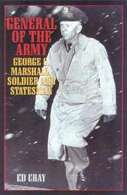 Front cover of General of the Army by Ed Cray