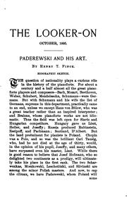 Cover of The Looker-on by William Hansell Fleming