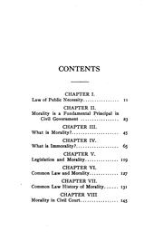 Cover of Moral law and civil law, parts of the same thing by Eli F. Ritter