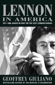 Front cover of Lennon in America by Geoffrey Giuliano
