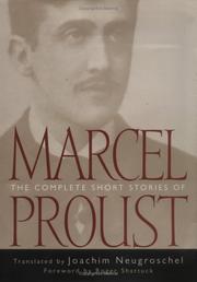 Front cover of The complete short stories of Marcel Proust by Marcel Proust