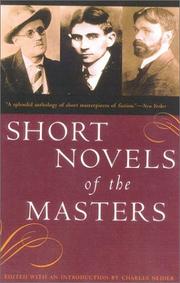 Front cover of Short Novels of the Masters by Herman Melville