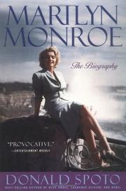Cover of Marilyn Monroe by Donald Spoto