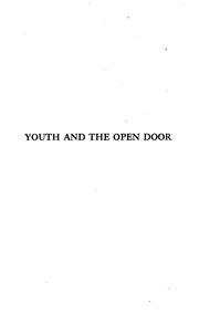 Front cover of Youth and the open door by George R. Wells