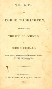Front cover of The life of George Washington by John Marshall