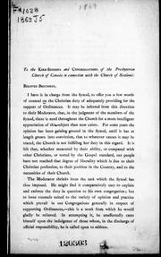 Cover of [ Speech]  to the Kirk-sessions and congregations of the Presbyterian Church of Canada in connection with the Church of Scotland by Jenkins, John
