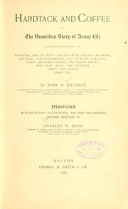 Cover of Hardtack and Coffee by John Davis Billings