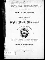 Front cover of Facts for truth-lovers by Elizabeth Honey Bradley