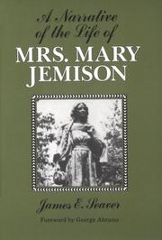 Front cover of A Narrative of the Life of Mrs. Mary Jemison by James E. Seaver