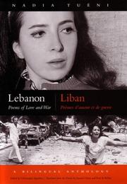 Cover of Lebanon by Nadia Tuéni