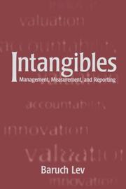 Cover of Intangibles by Baruch Lev