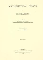 Cover of Arithmetik und Algebra. by Hermann Cäsar Hannibal Schubert