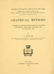 Cover of Graphical methods by Carl David Tolmé Runge
