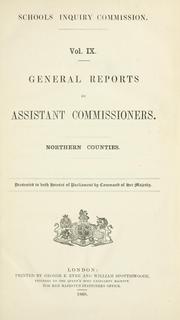 Front cover of Report of the commissioners by Great Britain. Schools Inquiry Commission.