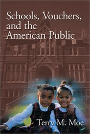 Front cover of Schools, Vouchers, and the American Public by Terry M. Moe