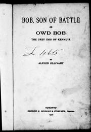 Cover of Owd Bob by Alfred Ollivant