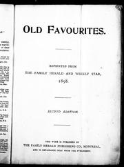Cover of Old favourites by Unknown
