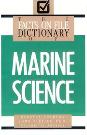 Front cover of The Facts on File Dictionary of Marine Science by Barbara Charton