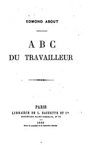 Cover of Handbook of social economy, or, The worker's A B C by Edmond About