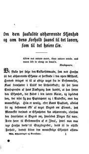 Cover of Aesthetiske afhandlinger og recensioner by Johannes Carsten Hauch