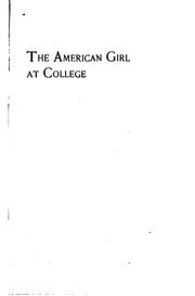 Front cover of The American girl at college by Lida Rose McCabe