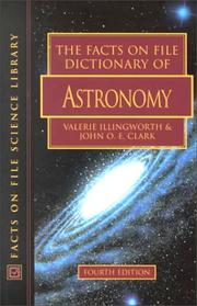 Front cover of The Facts on File dictionary of astronomy by Unknown