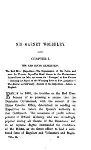 Cover of A memoir of Lieutenant-General Sir Garnet J. Wolseley by Charles Rathbone Low