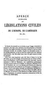 Front cover of Apercu̧ de l'état actuel des législations civiles de l'Europe, de l'Amerique .. by Albert Amiaud