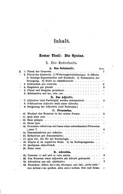 Front cover of Über Syntax und Stil des Tacitus by Anton August Draeger