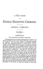 Cover of A Text-book of General Descriptive Chemistry (inorganic) by Paul Caspar Freer