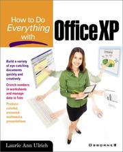 Front cover of How to do everything with Office XP by Laurie Ann Ulrich