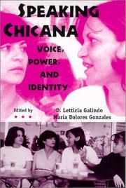 Cover of Speaking Chicana by Unknown