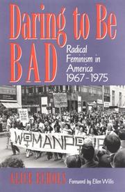 Cover of Daring to be bad by Alice Echols