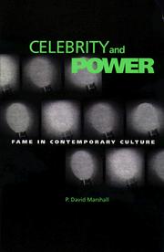 Front cover of Celebrity and power by P. David Marshall