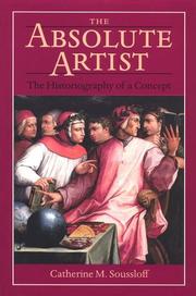 Front cover of The absolute artist by Catherine M. Soussloff