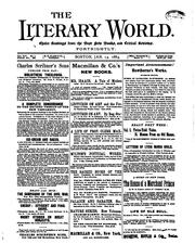 Cover of The Literary World by Edward Abbott