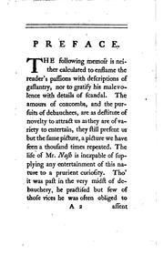 Front cover of The life of Richard Nash, Esq., late master of the ceremonies at Bath by Oliver Goldsmith
