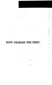 Cover of King Charles the First: A Dramatic Poem by Archer Gurney