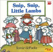 Front cover of Snip Snip Little Lambs by Tomie dePaola
