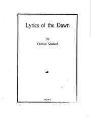Cover of Lyrics of the Dawn by Clinton Scollard
