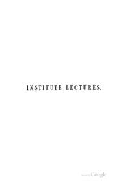 Front cover of Method of Teachers' Institutes, and the Theory of Education by Samuel P. Bates