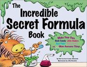 Front cover of The incredible secret formula book by Shar Levine